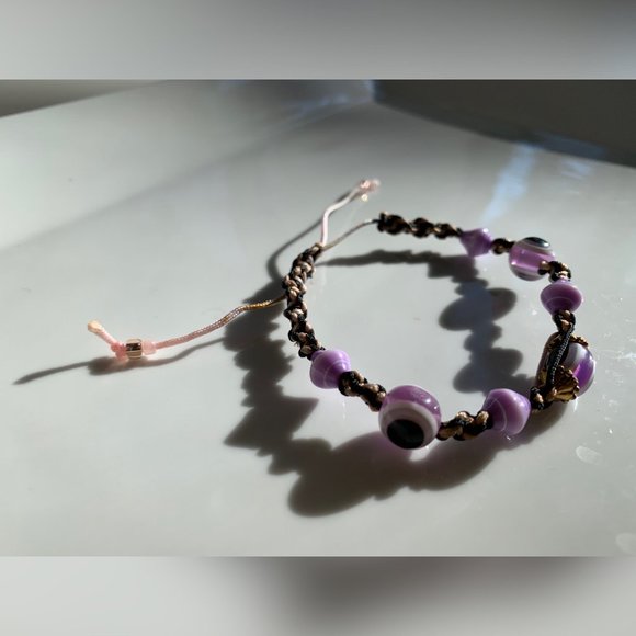 Swarovski Beaded Crochet Handmade Bracelet - Picture 2 of 5